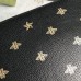 Gucci Portfolio Pouch in Black Leather with Bee and Star Gucci Portfolio Pouch in Black Leather with Bee and Star