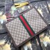 Gucci Ophidia GG Portfolio Pouch in Beige GG Supreme Canvas