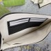 Gucci Portfolios Pouch in Black GG Embossed Leather