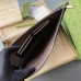 Gucci Portfolio Pouch in Black GG Canvas with Interlocking G