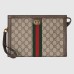 Gucci Ophidia GG Portfolio Pouch in Beige GG Canvas