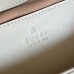 Gucci GG Marmont Square Mini Bag in White Chevron Leather