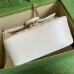Gucci GG Marmont Square Mini Bag in White Chevron Leather