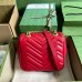 Gucci GG Marmont Square Mini Bag in Red Chevron Leather