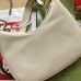 Gucci Attache Small Shoulder Bag in White Leather