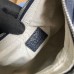 Gucci Attache Small Shoulder Bag in GG Canvas with Blue Leather