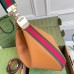 Gucci Attache Medium Shoulder Bag in Orange Leather