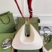 Gucci Attache Medium Shoulder Bag in White Leather