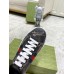 Gucci Mens Ace Sneakers in Black GG Canvas with Tigers Print