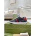 Gucci Mens Ace Sneakers in Black GG Canvas with Tigers Print