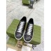 Gucci Mens Ace Sneakers in Black GG Canvas with Tigers Print
