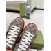 Gucci Mens Ace Sneakers in Beige GG Supreme Canvas with Web