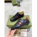 Gucci Mens Ace Sneakers in Black Leather with Bee