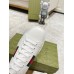 Gucci Mens Ace Sneakers in White Leather with Bee