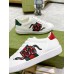Gucci Mens Ace Sneakers with Embroidered Kingsnake