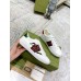 Gucci Mens Ace Sneakers with Embroidered Kingsnake