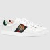 Gucci Mens Ace Sneakers with Embroidered Tiger
