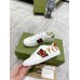 Gucci Mens Ace Sneakers with Embroidered Loved