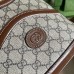 Gucci Large Shoulder Bag in GG Supreme with Interlocking G