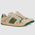 Gucci Mens Screener Sneakers in Distressed Leather