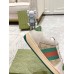 Gucci Mens Screener Sneakers with Green Details