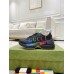Gucci Mens Rhyton Sneakers with Iridescent Gucci Logo