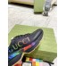 Gucci Mens Rhyton Sneakers with Iridescent Gucci Logo