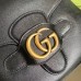 Gucci Small Messenger Bag in Black Leather with Double G