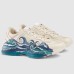 Gucci Mens Rhyton Sneakers with Wave Print