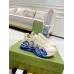 Gucci Mens Rhyton Sneakers with Wave Print