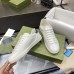 Gucci Mens Ace Sneakers in White Leather with Gucci Blade