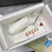 Gucci Mens Ace Sneakers in White Leather with Gucci Blade