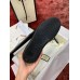 Gucci Mens Ace Sneakers in Black Leather with Interlocking G
