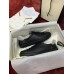 Gucci Mens Ace Sneakers in Black Leather with Interlocking G