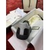 Gucci Mens Ace Sneakers in Black Leather with Interlocking G