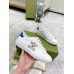 Gucci Mens Ace Sneakers in White Leather with Tennis Print