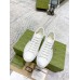Gucci Mens Ace Sneakers in White Leather with Tennis Print