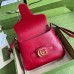 Gucci Small Messenger Bag in Red Leather with Double G Gucci Small Messenger Bag in Red Leather with Double G