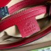Gucci Small Messenger Bag in Red Leather with Double G Gucci Small Messenger Bag in Red Leather with Double G