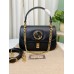 Gucci Blondie Small Top Handle Bag in Black Cuir Leather
