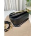 Gucci Blondie Small Top Handle Bag in Black Cuir Leather