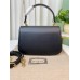 Gucci Blondie Small Top Handle Bag in Black Cuir Leather