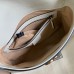 Gucci Small Messenger Bag in White Leather with Double G