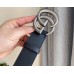 Gucci GG Marmont Black Belt 38MM with Antique Silver Buckle