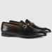 Gucci Womens Jordaan Loafers in Black Leather
