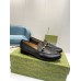Gucci Womens Jordaan Loafers in Black Leather