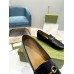 Gucci Womens Jordaan Loafers in Black Leather