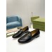 Gucci Womens Jordaan Loafers in Black Leather