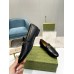 Gucci Womens Jordaan Loafers in Black Leather
