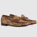 Gucci Womens Horsebit 1953 Loafers in Maxi GG canvas